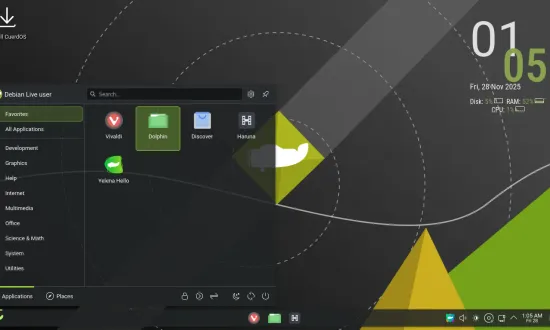 CuerdOS KDE screenshot