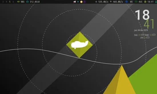 CuerdOS Sway screenshot