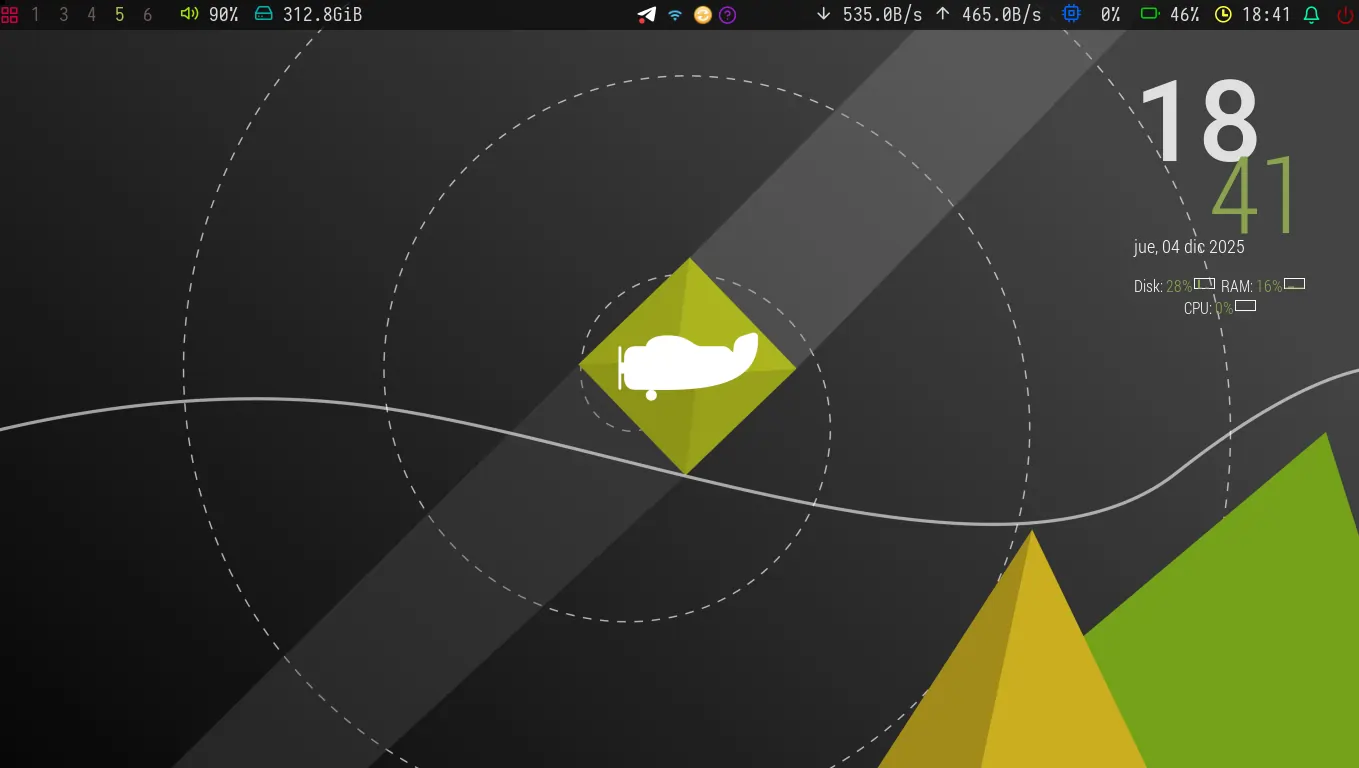CuerdOS Sway Screenshot
